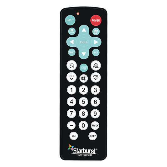 SB-UGFR-B Universal Antimicrobial TV Remote Control | Samsung | LG | PDI Hospitality