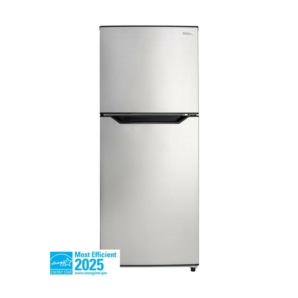DFF101B1BSSDB Danby 10.1 cu. ft. Apartment Size Top Mount Fridge in Stainless Steel