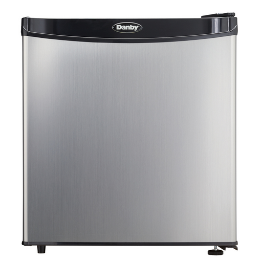 Danby 1.6 CF Refrigerator, All Refrigerator, Auto-Defrost, Energy Star, Spotless Steel (DAR016A1BSLDB) | Appliances | PDI Hospitality
