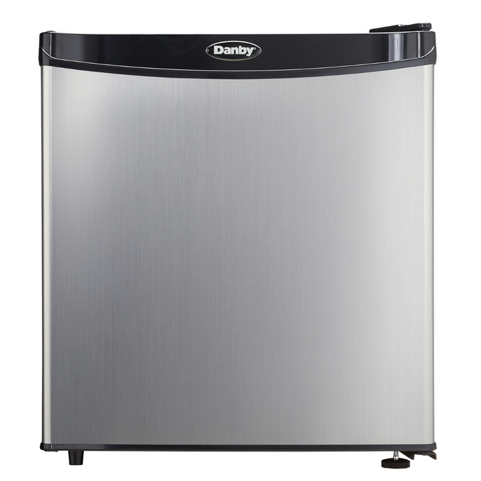 Danby 1.6 CF Refrigerator, All Refrigerator, Auto-Defrost, Energy Star, Spotless Steel (DAR016A1BSLDB)
