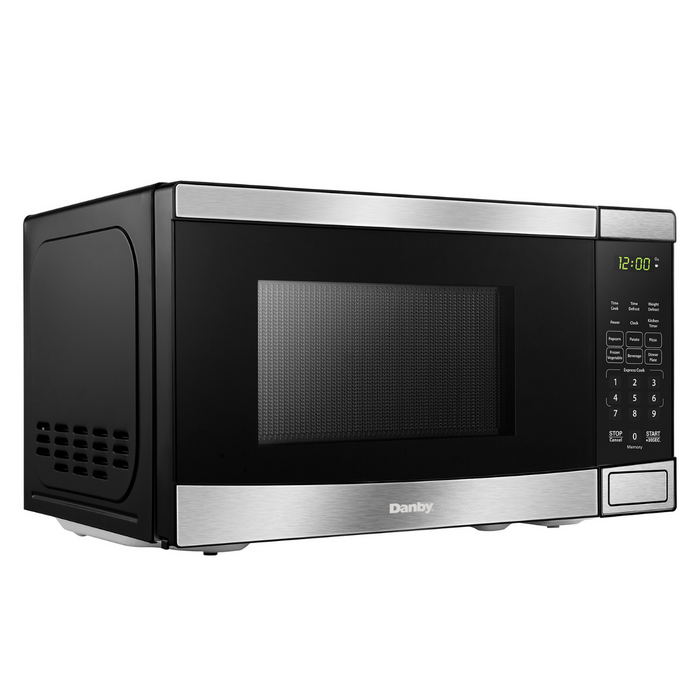 Danby .7 CF, Touch Pad Microwave, Stainless Look (DBMW0721BBS)
