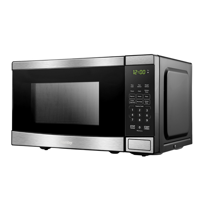Danby .7 CF, Touch Pad Microwave, Stainless Look (DBMW0721BBS)