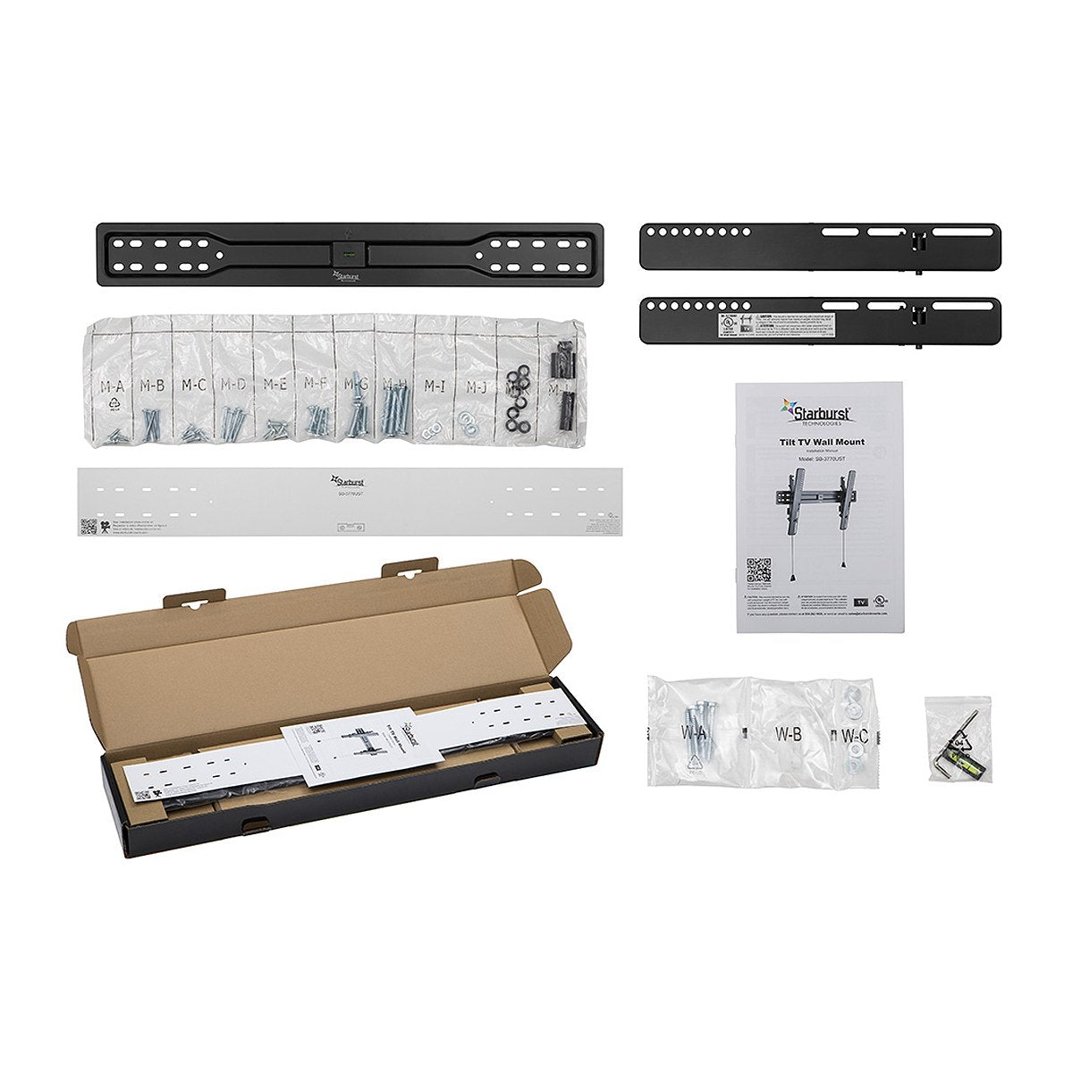 Starburst SB-3770UST ULTRA SLIM UL Listed Tilt | TV Wall Mount | PDI Hospitality