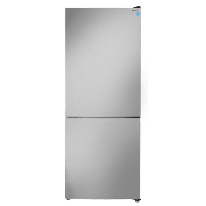 Danby 10.0 CF Apartment Size Refrigerator, 2 Door, Frost Free, Energy Star, Spotless Steel (DBMF100C1SLDB)