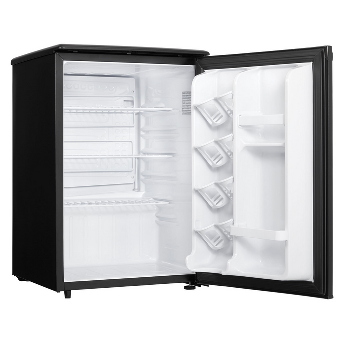 Danby 2.6 CF Refrigerator, All Refrigerator, Energy Star, Black (DAR026A1BDD)