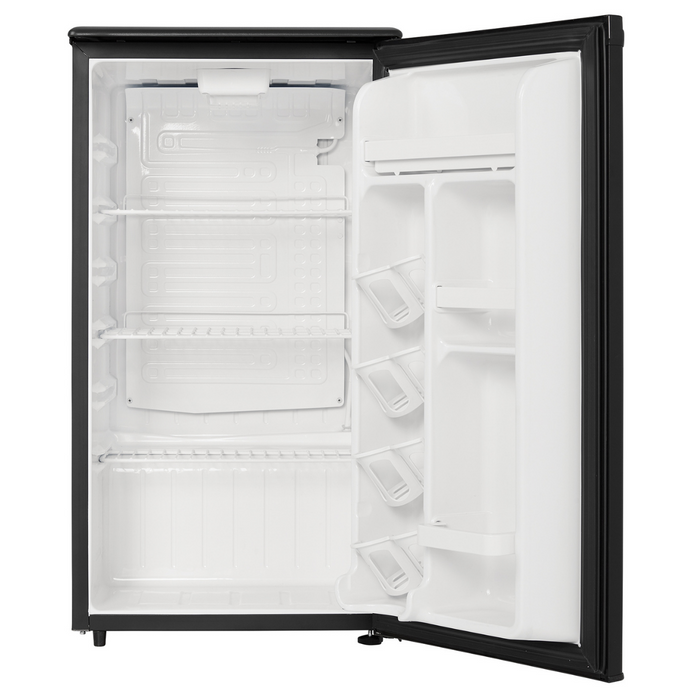 Danby 3.3 CF Refrigerator, All Refrigerator, Auto-Defrost, Energy Star, Black (DAR033A1BDD)