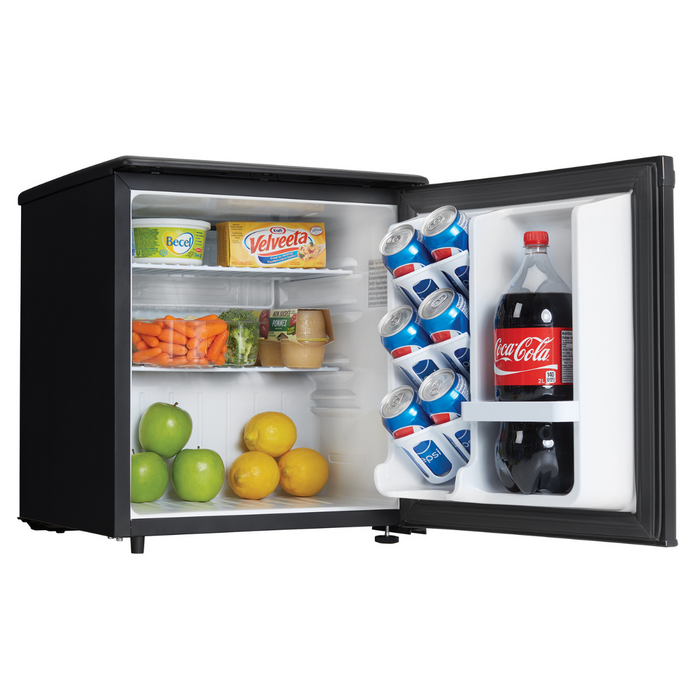 Danby 1.7 CF Refrigerator, All Refrigerator, Auto-Defrost, Energy Star, Black (DAR017A2BDD)