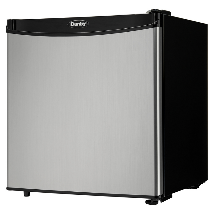 Danby 1.6 CF Refrigerator, All Refrigerator, Auto-Defrost, Energy Star, Spotless Steel (DAR016A1BSLDB)