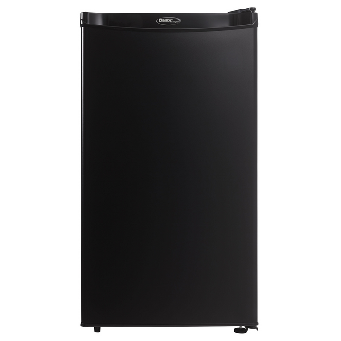 Danby 3.2 CF Refrigerator, Refrigerator, Push Button Defrost Chill Space, Black (DCR032A2BDD) | PDI Hospitality
