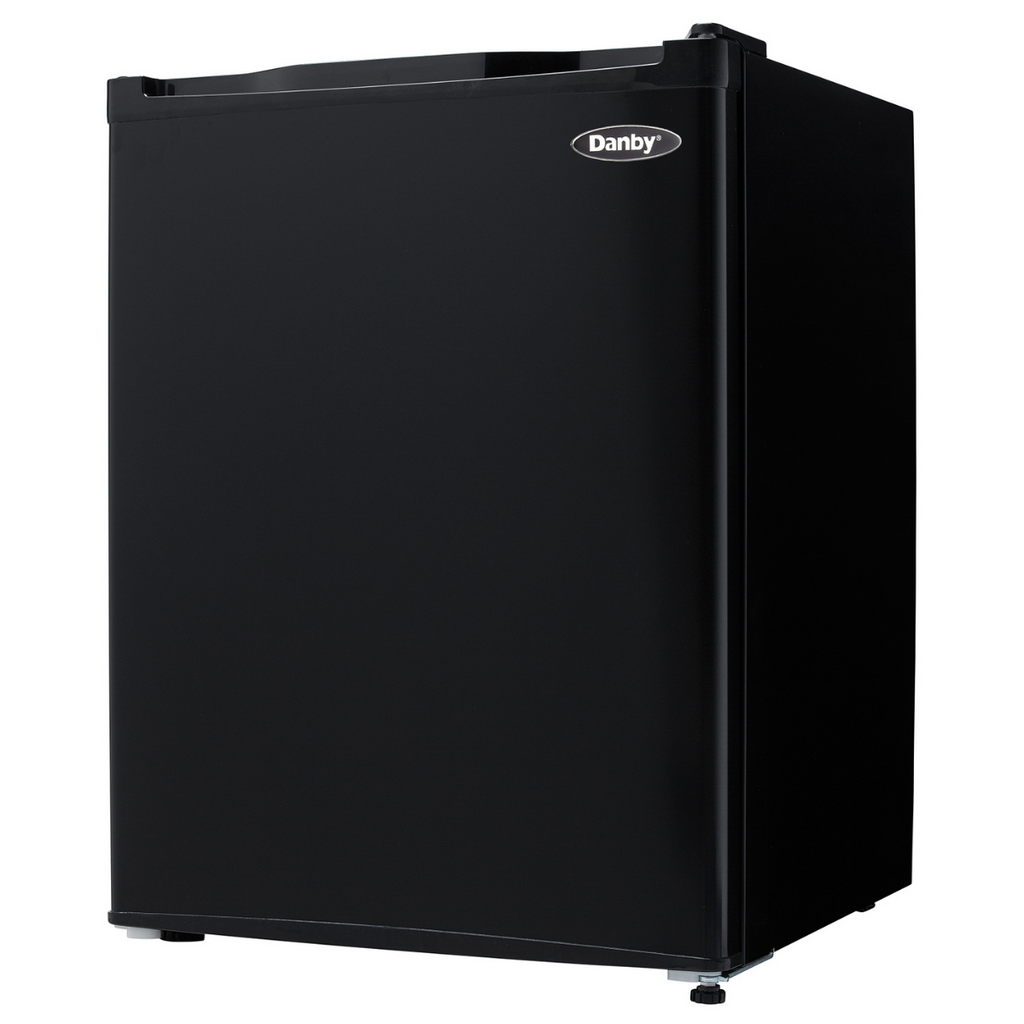 Danby 2.3 CF Refrigerator, All refrigerator, Auto-Defrost, Glass Shelves, Energy Star, Black (DAR023C1BDB) | PDI Hospitality