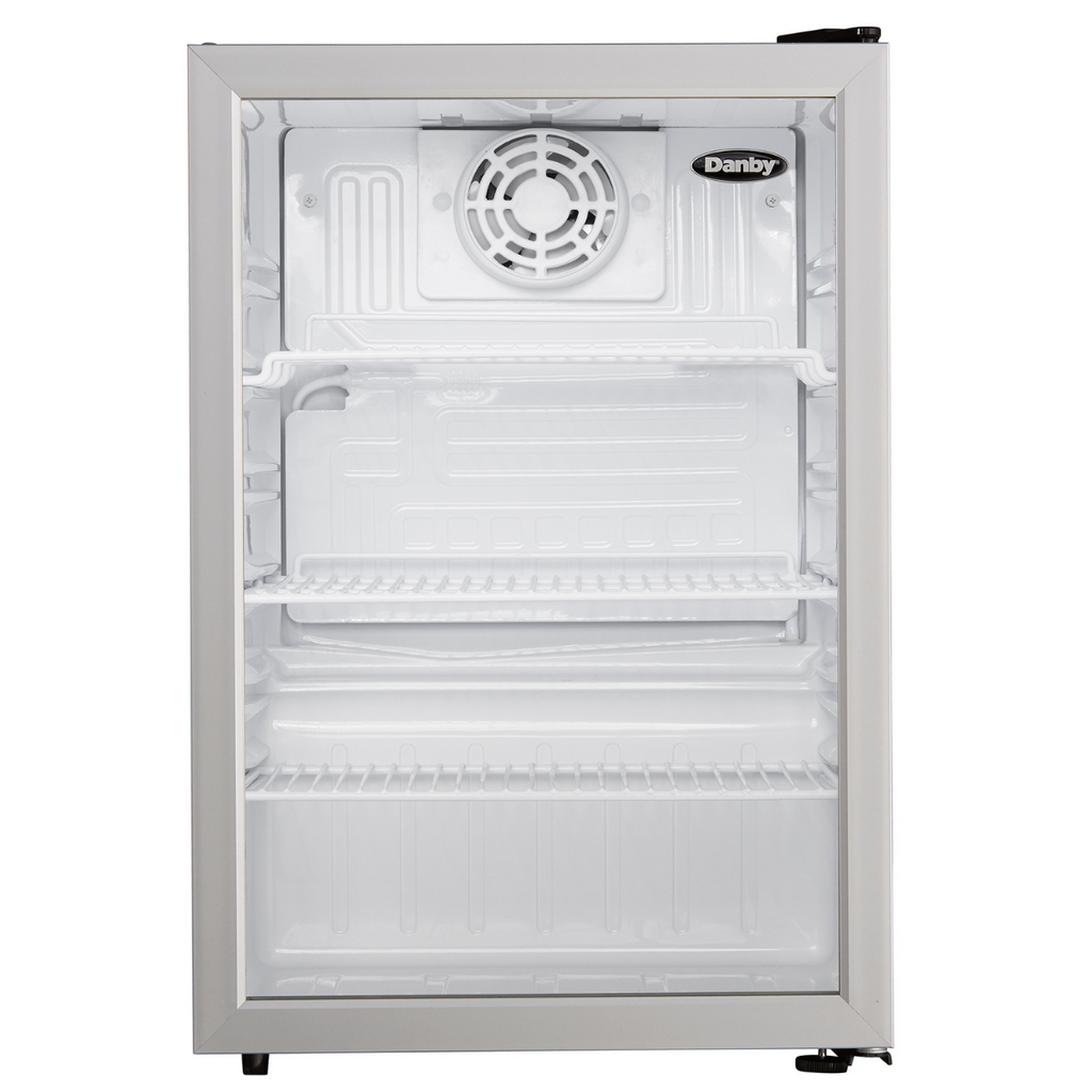 Danby 2.6 CF Refrigerator, Glass Door, All Refrigerator, Black (DAG026A1BDB) | PDI Hospitality