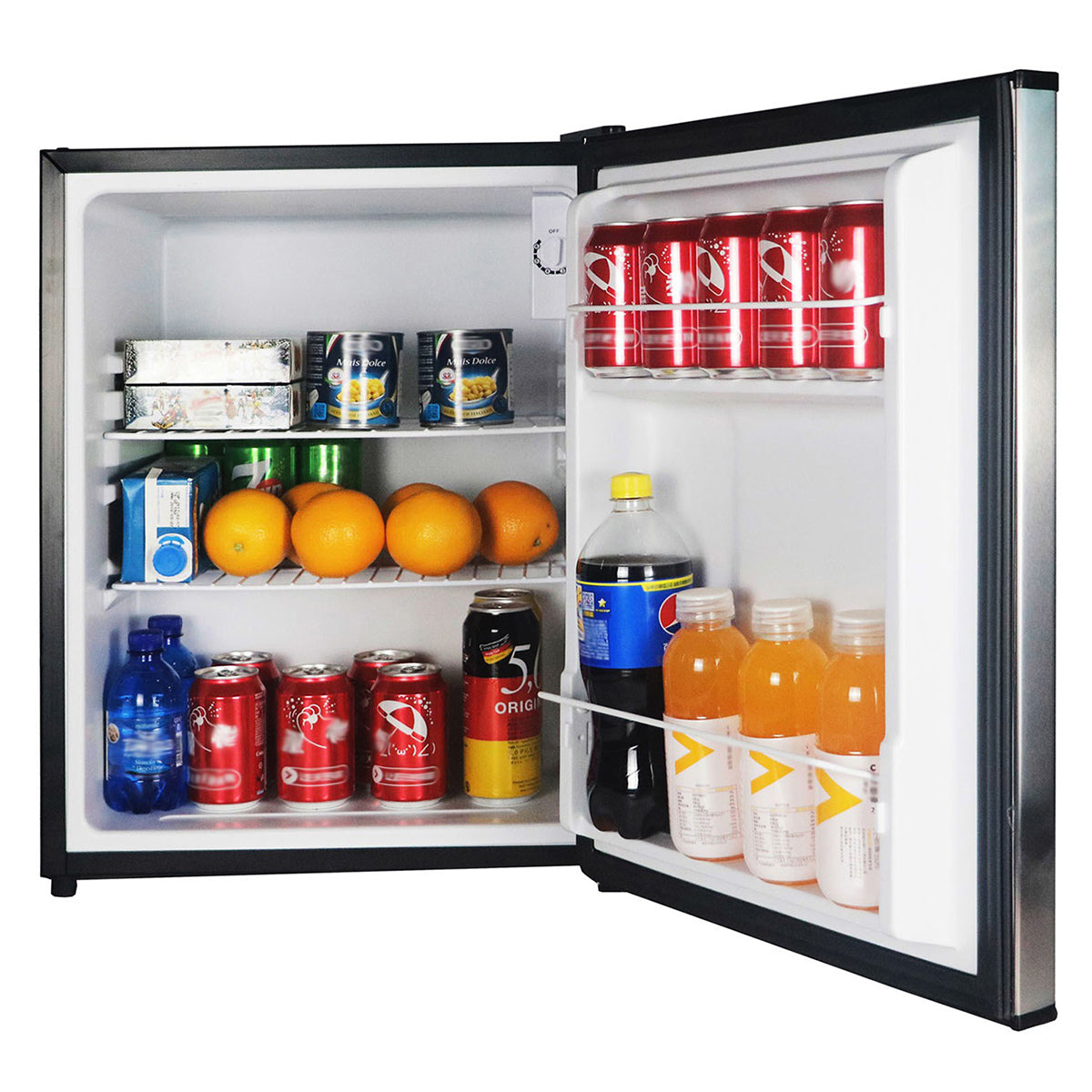 MAGIC CHEF 2.4 Cu. Ft. MINI FRIDGE Stainless - MCAR240SE2 - PDI Hospitality