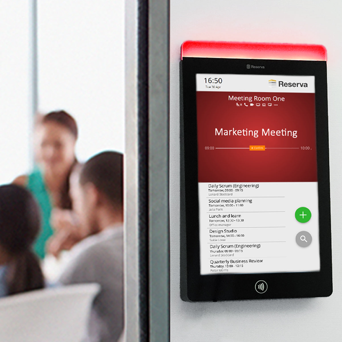 Reserva Edge 10.1" Digital Room Sign RESERVA-EDGE-10T