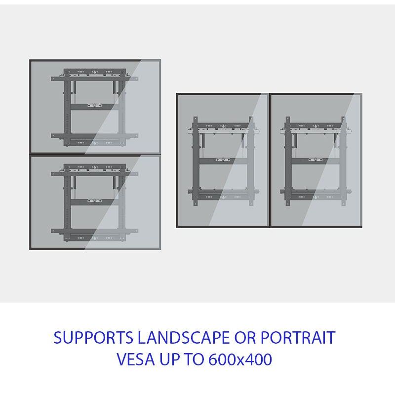 Starburst SB-4570VW-FSQR Quick Release Video Wall Mount | PDI Hospitality