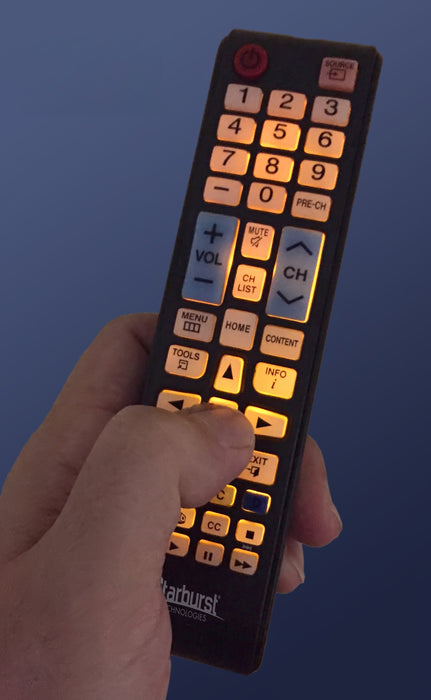 Starburst SB-HG-00817-AML Samsung compatible ANTI MICROBIAL TV Remote With Back Light GLOW KEYS