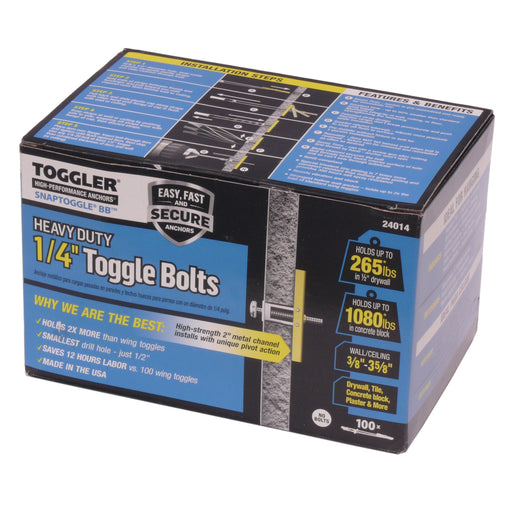 TOGGLER SNAP TOGGLE: 3/8"-3.58" Grip 1/4"-20 UND BOX Of 100 | Accessories | PDI Hospitality