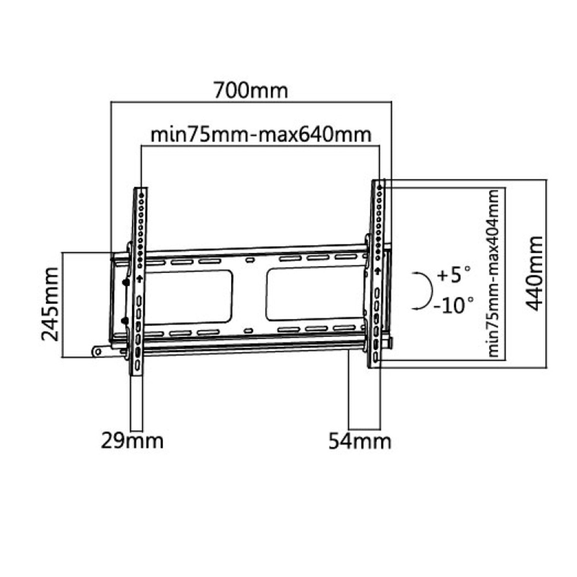 Starburst SB-3780WMT-ANTI THEFT TILT | TV Wall Mount | PDI Hospitality