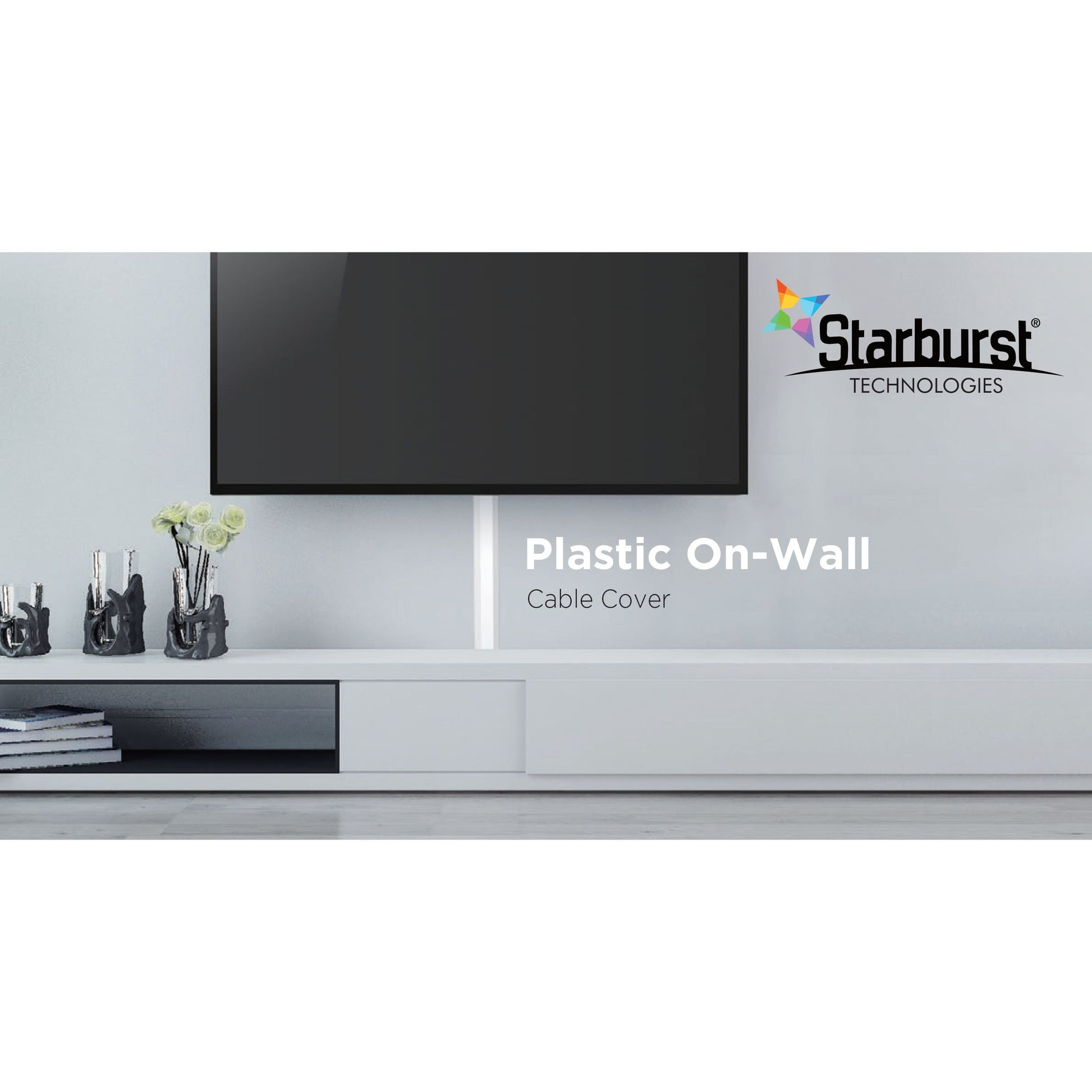 Starburst SB-CC-KIT-36 Plastic On Wall | Cable Cover | PDI Hospitality