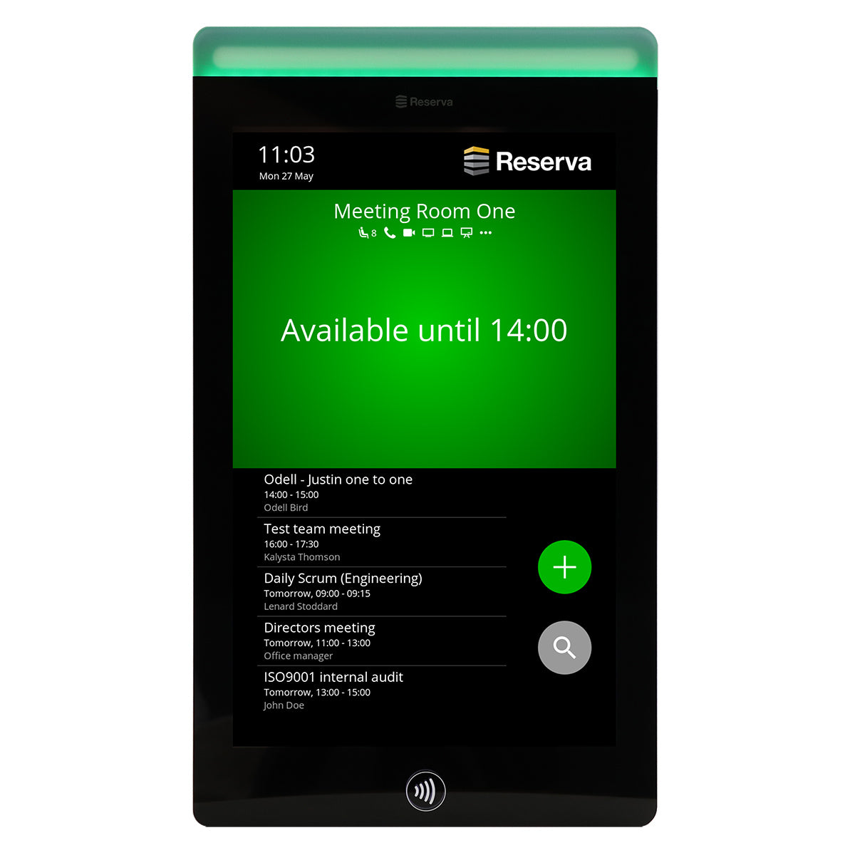 Reserva Edge 10.1" Digital Room Sign RESERVA-EDGE-10T