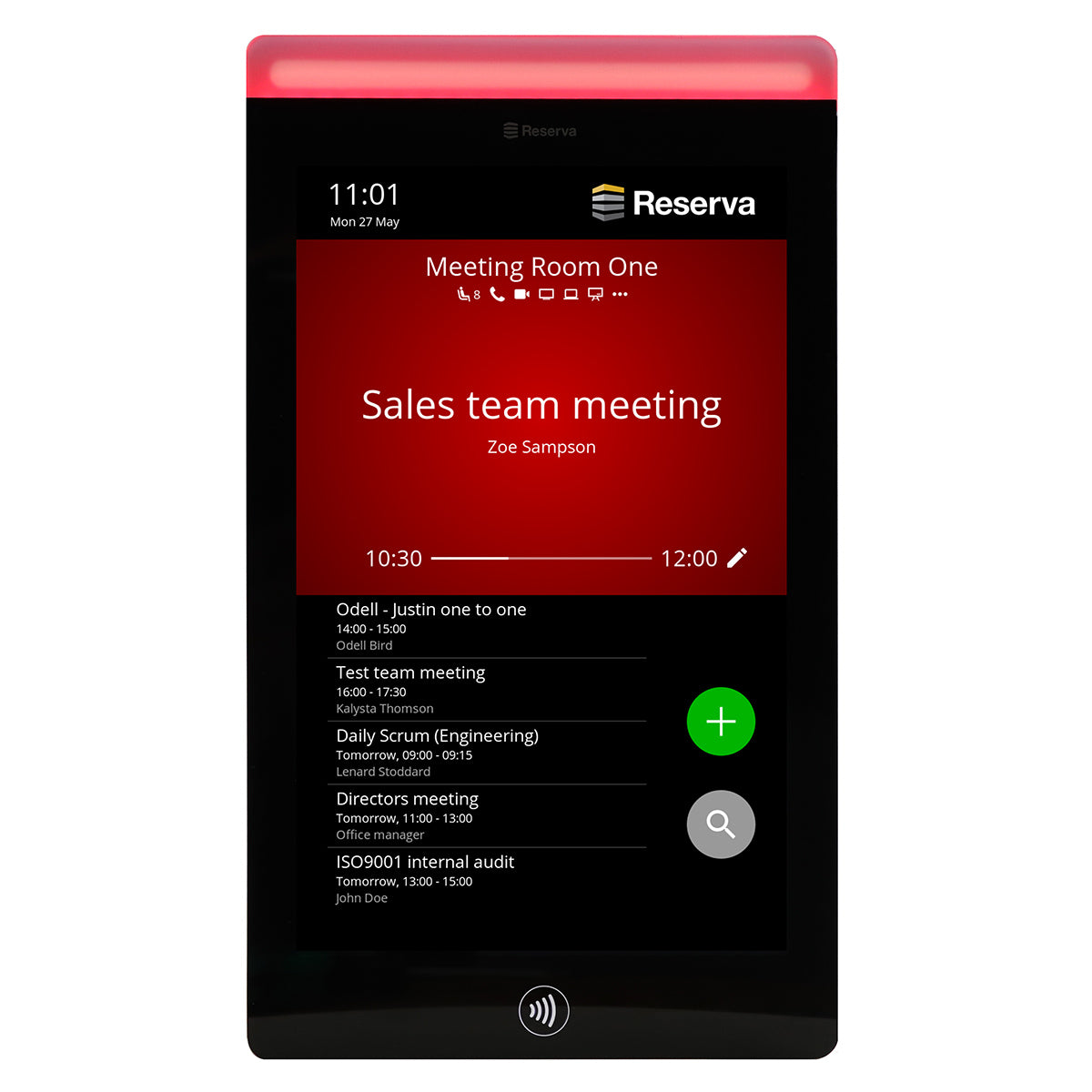 Reserva Edge 10.1" Digital Room Sign RESERVA-EDGE-10T