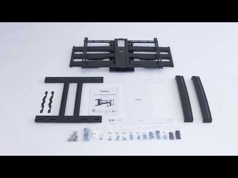 Starburst SB-3790ART-FM (FLUID MOTION) ADVANCED PREMIUM Full Motion UL Listed TV Wall Mount for 37" 40" 43" 49" 50" 55" 65" 70" 75" 80" 82" 85" 86" and select 90" Flat Panel TV Displays